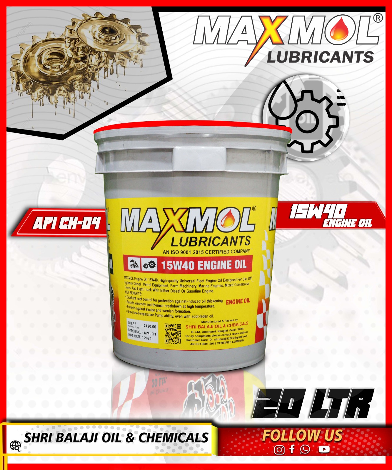 DIESEL ENGINE OIL API CH-4 - Image 2