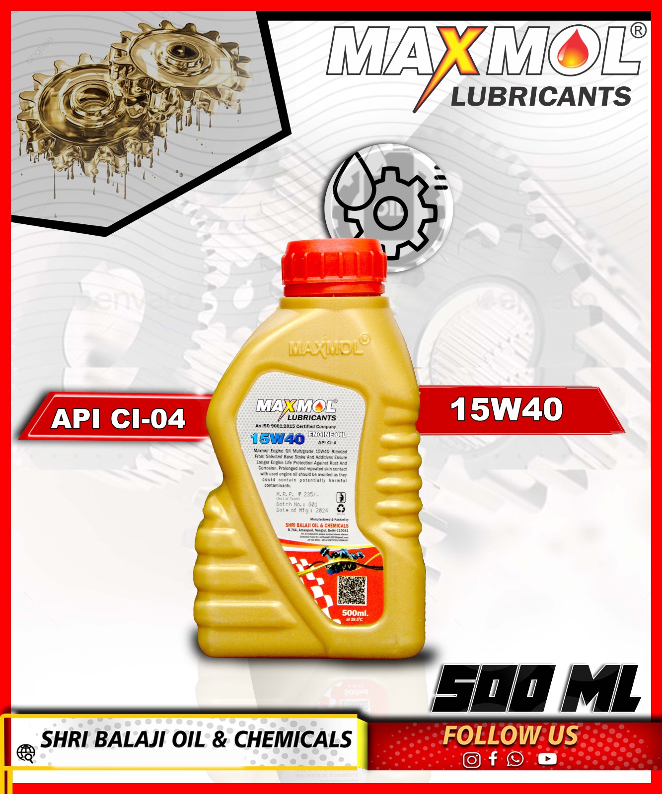 DIESEL ENGINE OIL 15W40 - Image 2