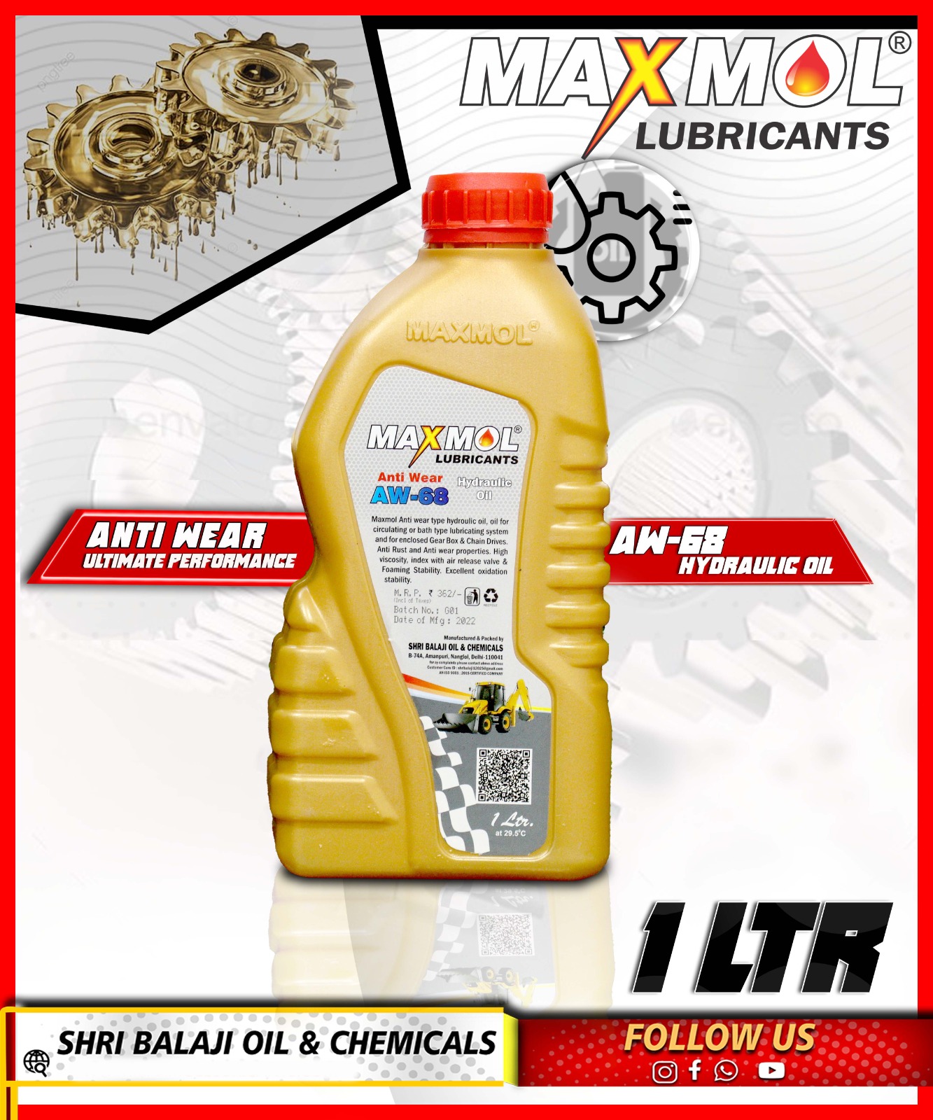 HYDRAULIC OIL ULTIMATE PERFORMANCE ANTI WEAR - Image 2