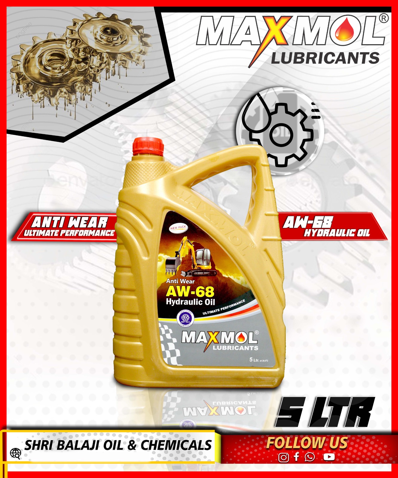 ANTI WEAR AW68 HYDRAULIC OIL