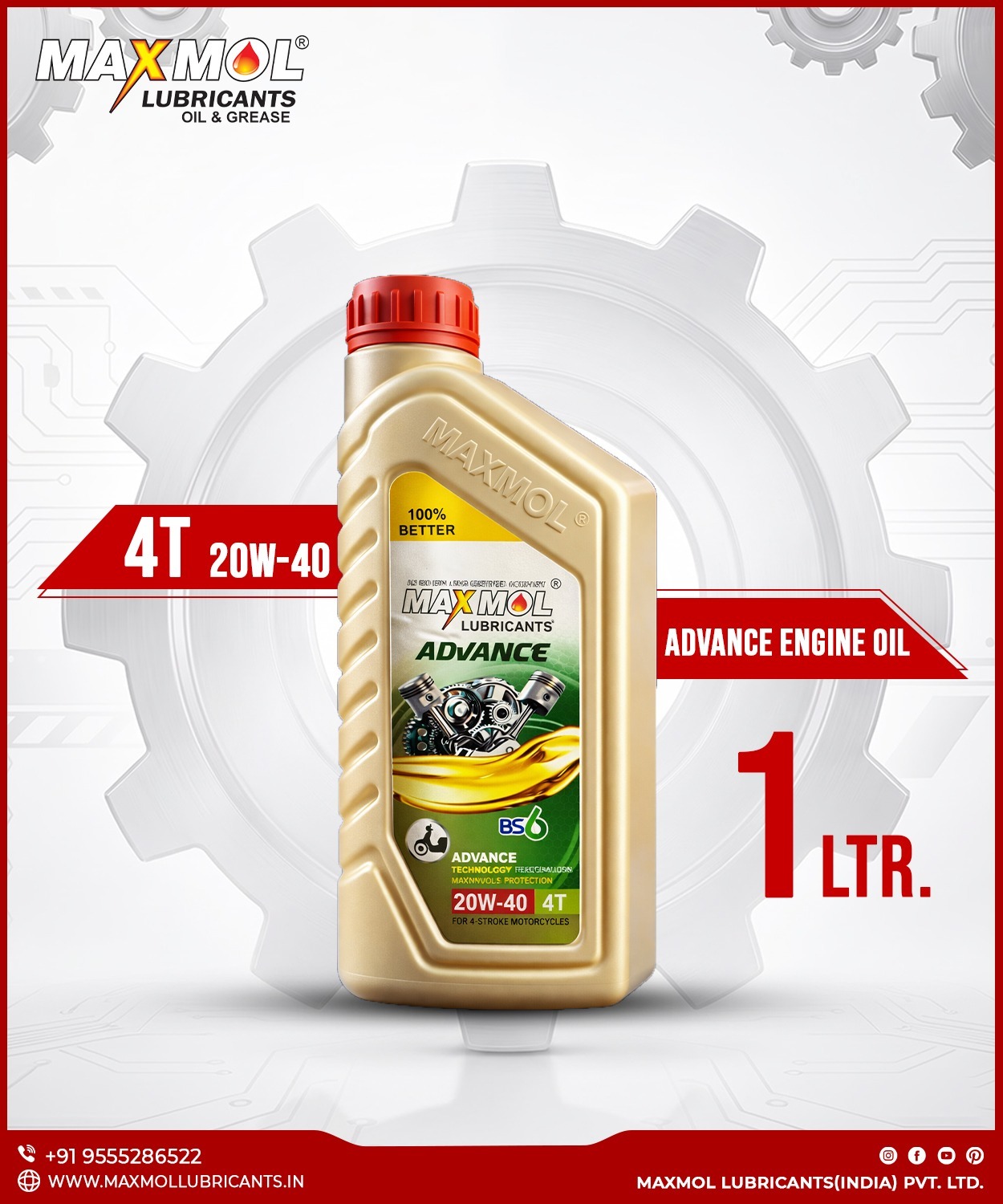 20w40 Bike Engine Oil Advance - Image 2