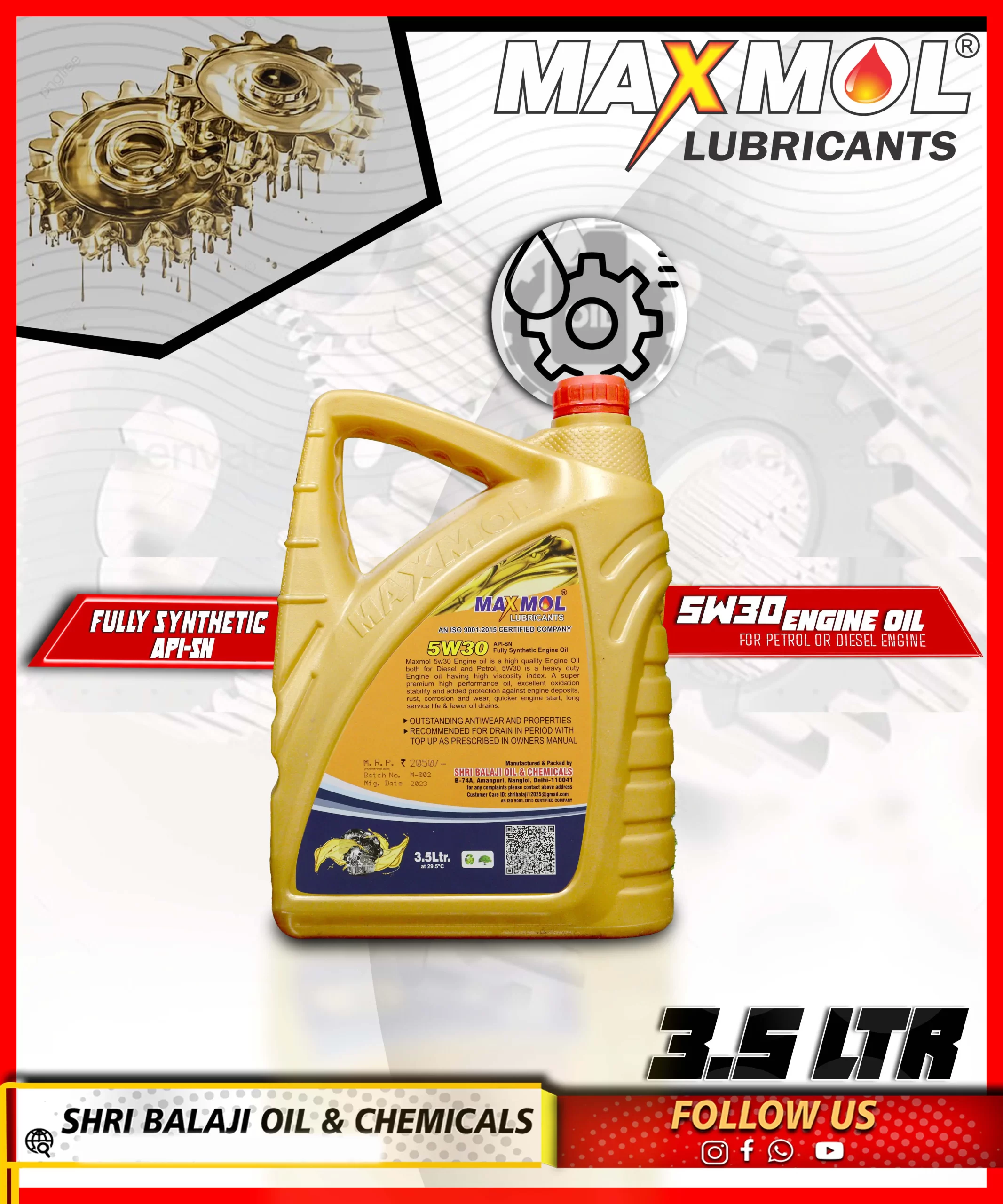 5W30 ADVANCE ENGINE OIL