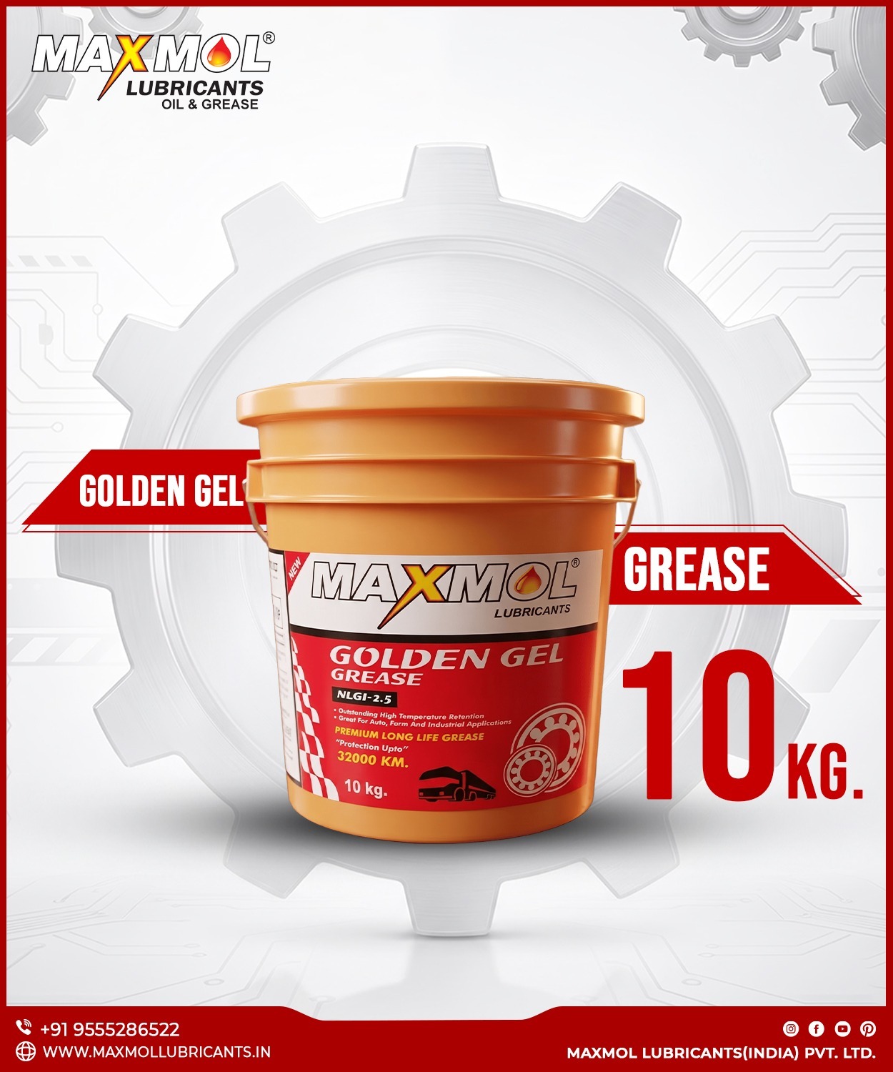 GOLDEN GEL GREASE ( 10KG)