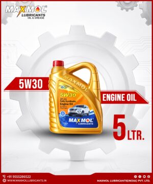 MAXMOL 5W30 Engine oil Fully Synthetic Engine Oil 5 Litre | API-SN Petrol & Diesel Engine Oil