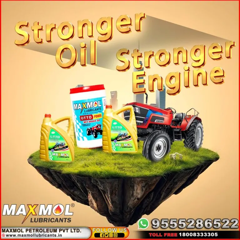 Maxmol Lubricants UTTO power tractor oil for stronger engine performance and agricultural applications