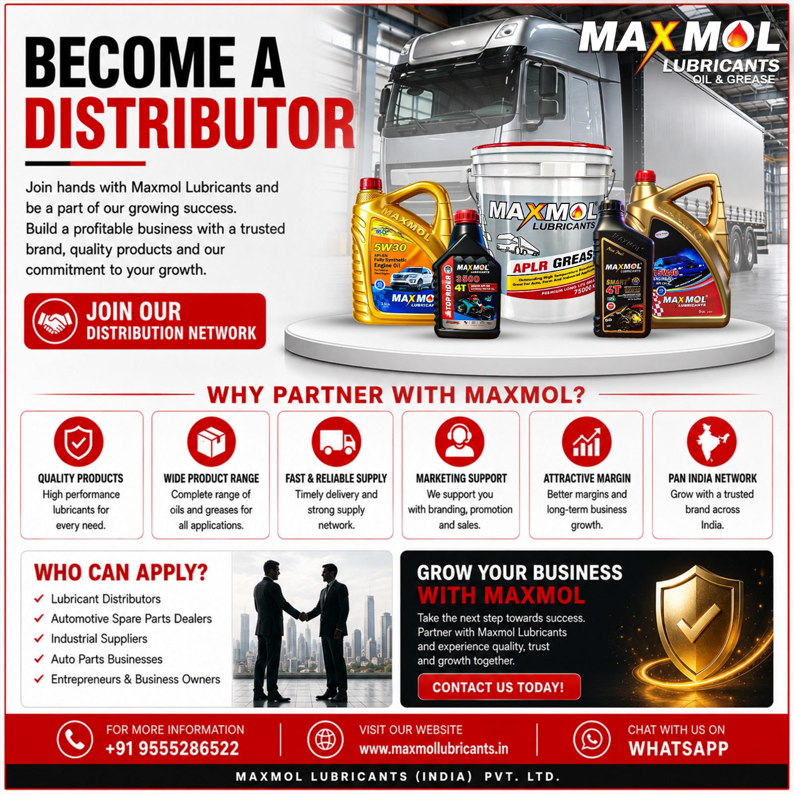 Become a lubricant distributor.